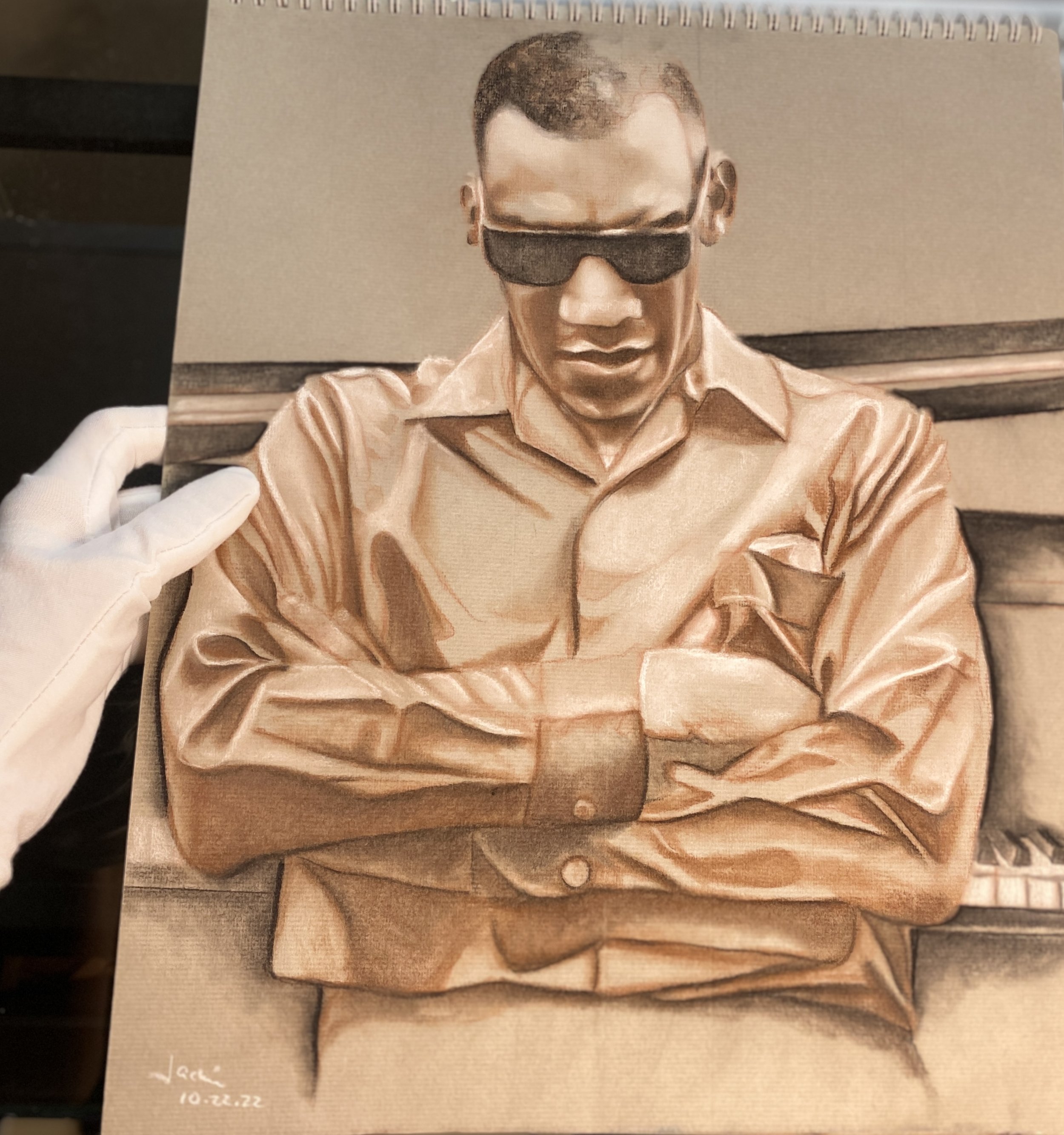 Ray Charles Portrait — JackieGrawe.com